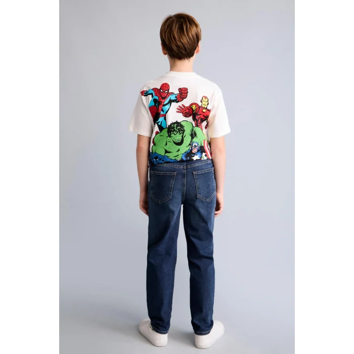 Defacto F0455A8NM35 DENIM Straıght Fıt Düz Paça Jean Pantolon Erkek Çocuk
