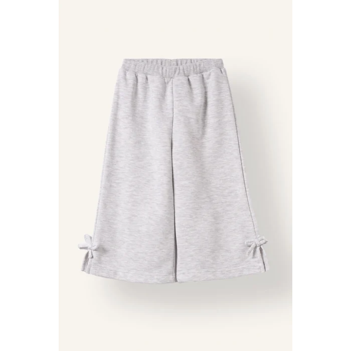 Defacto I7733A5ER105 Ekru 2li Takım Baskılı Sweatshirt Eşofman Altı Kız Bebek