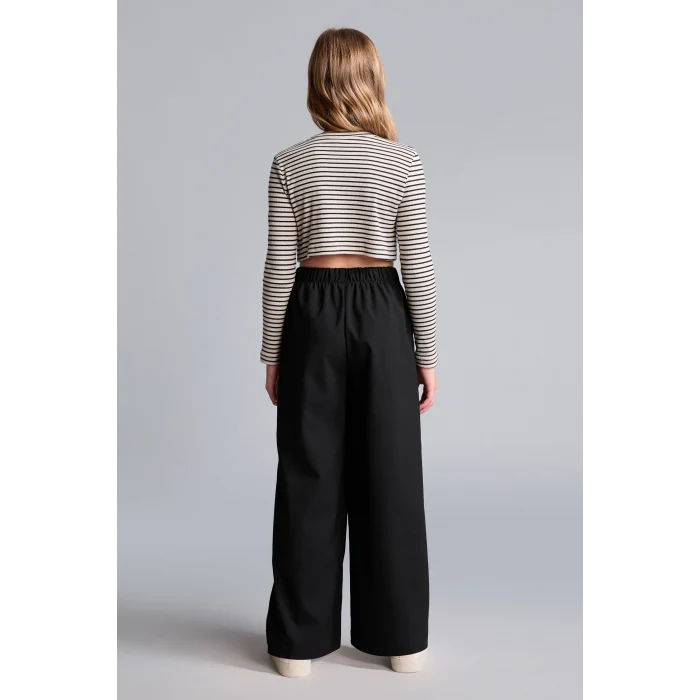 Defacto H9663A8BK27 Siyah Wıde Leg Siyah Pantolon Kız Çocuk