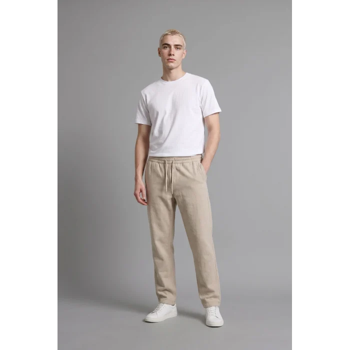 Defacto F6129AXGR536 Gri %100 Pamuk Baggy Fit Pantolon