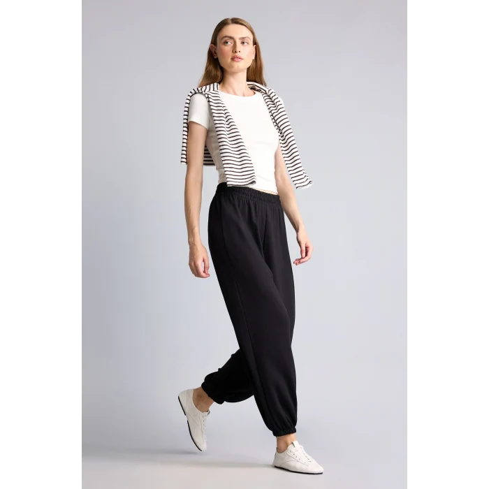 Defacto D4234AXBK81 Siyah Jogger Fıt Basic Siyah Eşofman Altı