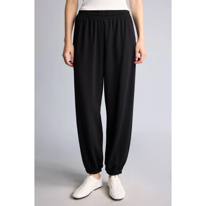 Defacto D4234AXBK81 Siyah Jogger Fıt Basic Siyah Eşofman Altı