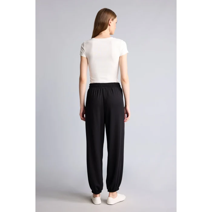 Defacto D4234AXBK81 Siyah Jogger Fıt Basic Siyah Eşofman Altı