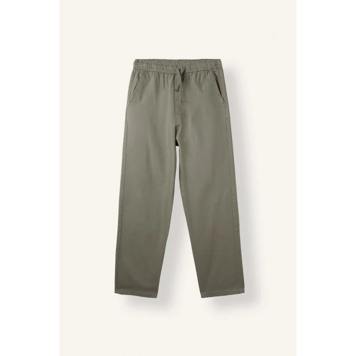 Defacto F6129AXKH422 Haki %100 Pamuk Baggy Fit Pantolon