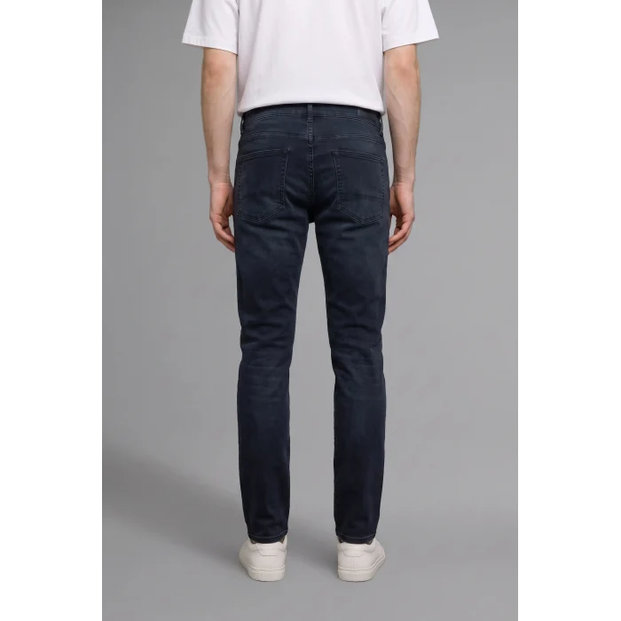 Defacto H5630AXNM40 Siyah Sergio Regular Fit Normal Bel Boru Paça Beş Cep Detaylı Uzun Boy Jean Pantolon