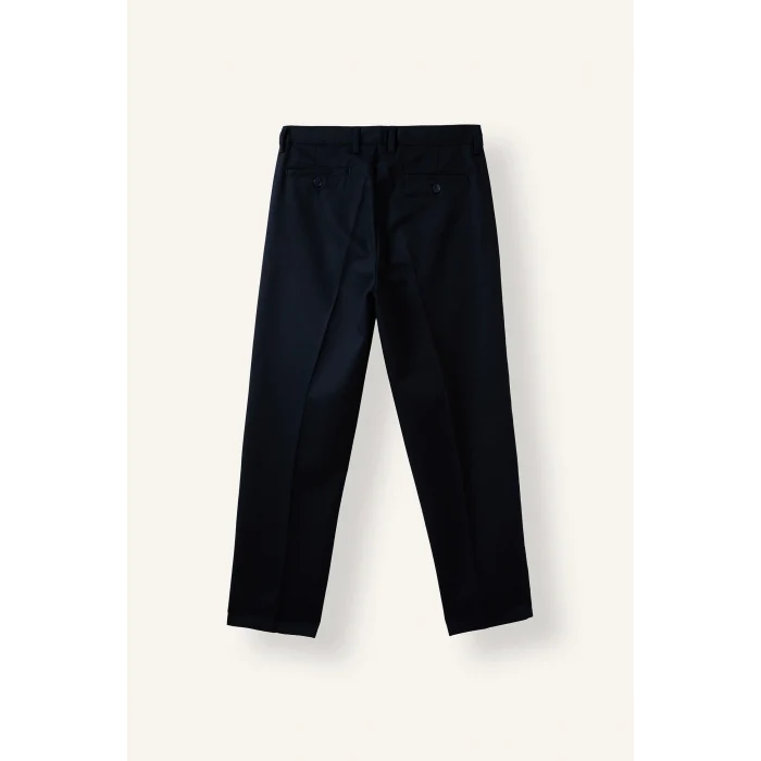 Defacto H4095AXNV86 Lacivert Pens Detaylı Relax Fit Klasik Pantolon