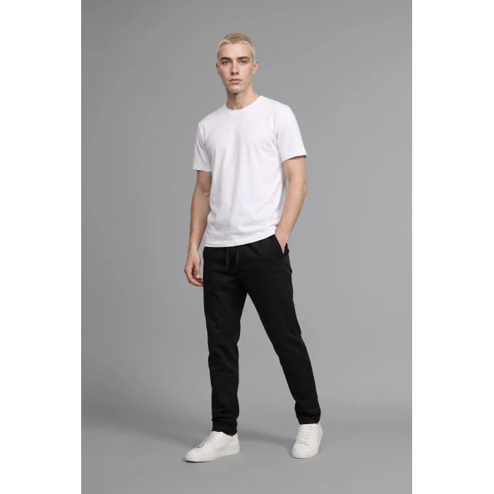 Defacto F6129AXBK81 Siyah %100 Pamuk Baggy Fit Pantolon