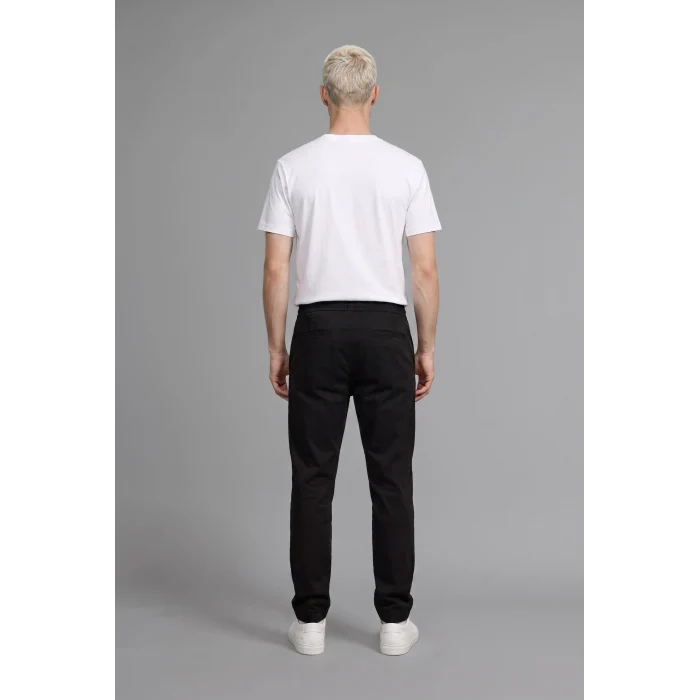 Defacto F6129AXBK81 Siyah %100 Pamuk Baggy Fit Pantolon