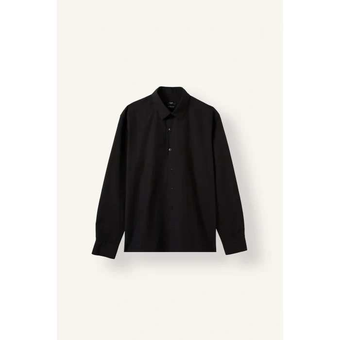 Defacto G0375AXBK27 Siyah Modern Fit Uzun Kollu Gömlek