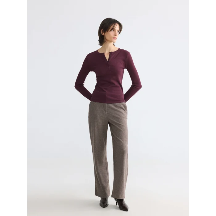 LCW EVERYDAY Mürdüm Bisiklet Yaka Kadın Body