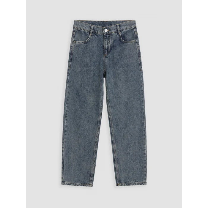 LCW Kids İndigo Wideleg Erkek Çocuk Jean Pantolon