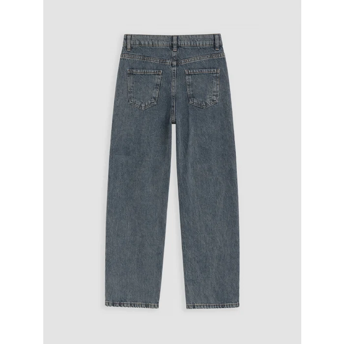 LCW Kids İndigo Wideleg Erkek Çocuk Jean Pantolon