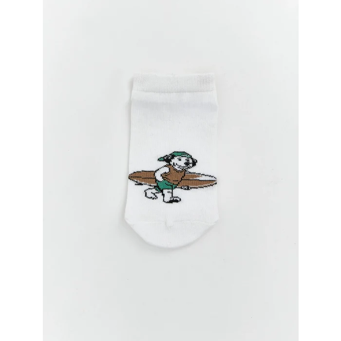 LCW Kids Karışık Desenli Erkek Çocuk Patik Çorap 7li