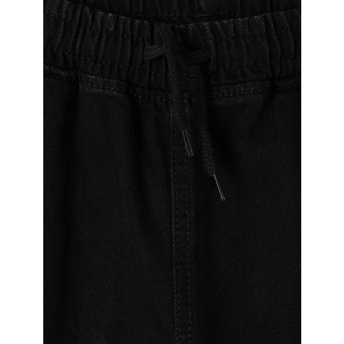LCW Kids Siyah Barrel Fit Erkek Çocuk Jean Pantolon