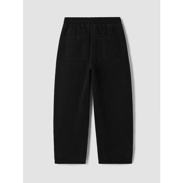 LCW Kids Siyah Barrel Fit Erkek Çocuk Jean Pantolon
