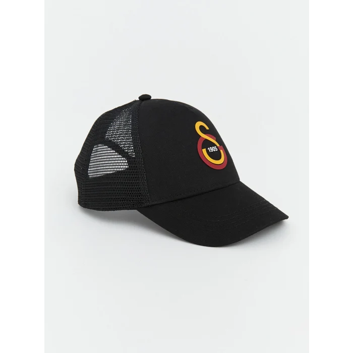 LCW ACCESSORIES Siyah Galatasaray Nakışlı Erkek Çocuk Kep Şapka