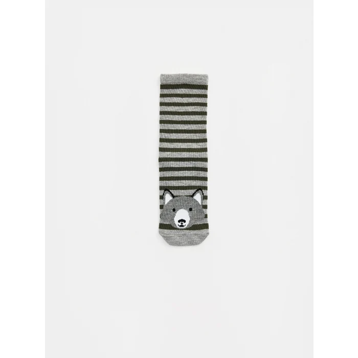 LCW Kids Karışık Hayvan Desenli Erkek Çocuk Soket Çorap 7li Takım