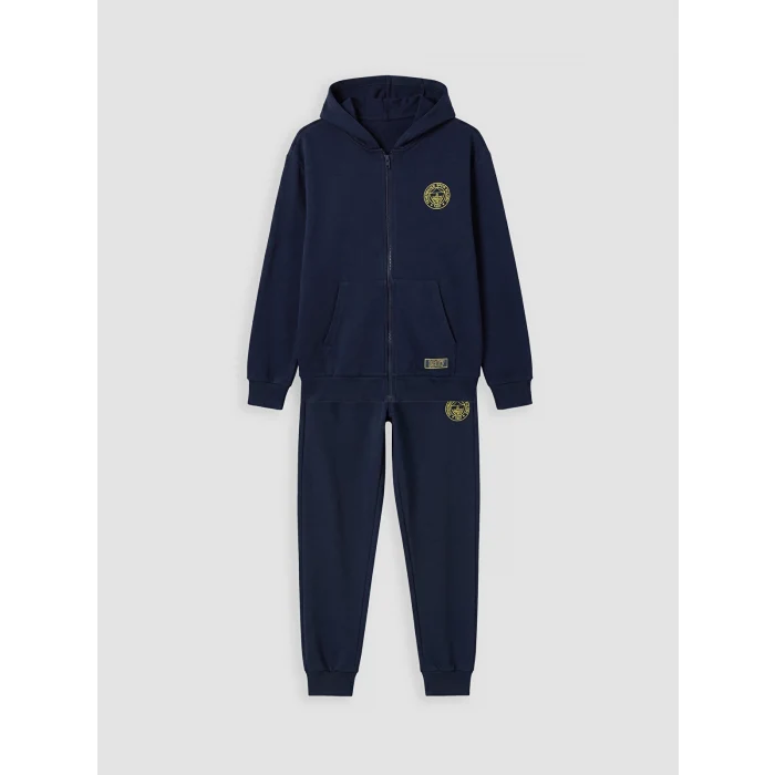 LCW Kids Lacivert Fenerbahçe Baskılı Erkek Çocuk Eşofman Takım