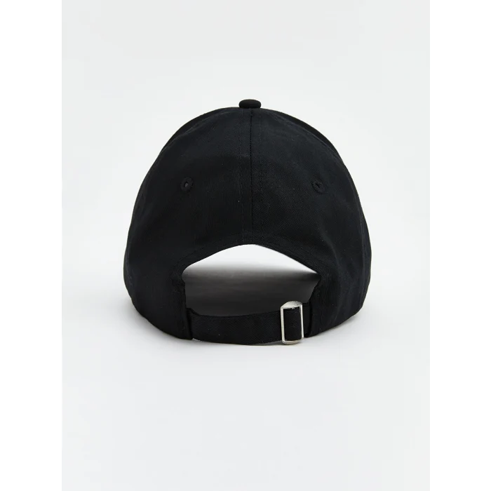 LCW ACCESSORIES Siyah New York Nakışlı Kadın Kep Şapka