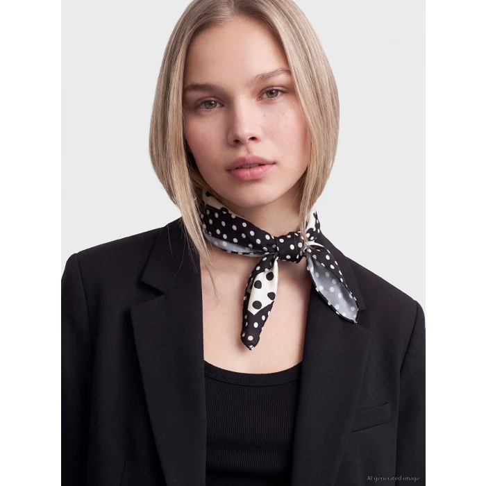 LCW ACCESSORIES Ekru Desenli Kadın Bandana