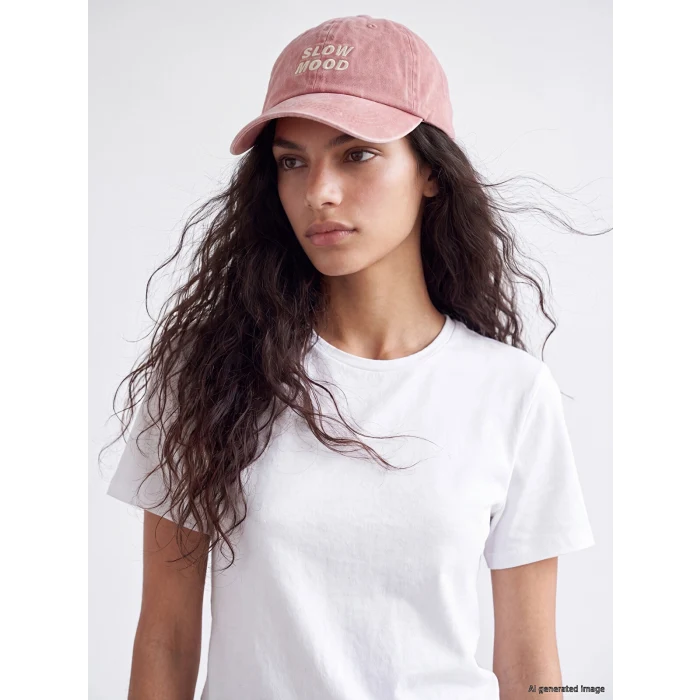 LCW ACCESSORIES Pembe Yazı Nakışlı Kadın Kep Şapka