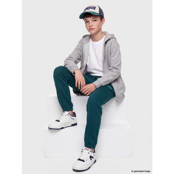 LCW Kids Petrol Erkek Çocuk Jogger Eşofman Altı