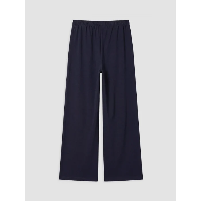 LCW Kids Lacivert Wideleg Kız Çocuk Pantolon