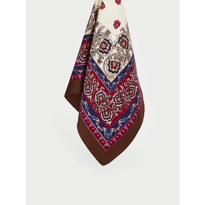 LCW ACCESSORIES Bordo Desenli Kadın Bandana 2li
