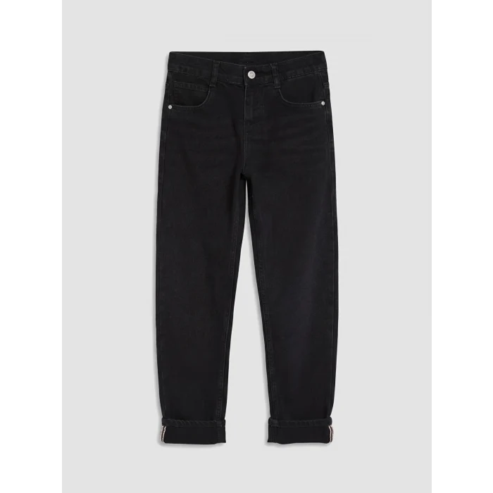 LCW Kids Siyah Regular Fit Erkek Çocuk Jean Pantolon