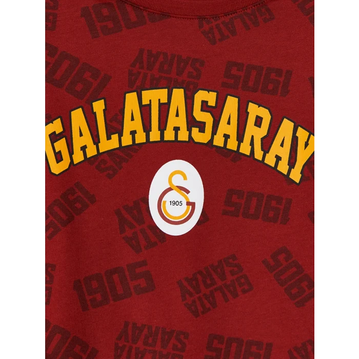 LCW Kids Kırmızı Galatasaray Lisanslı Erkek Çocuk Pijama Takım