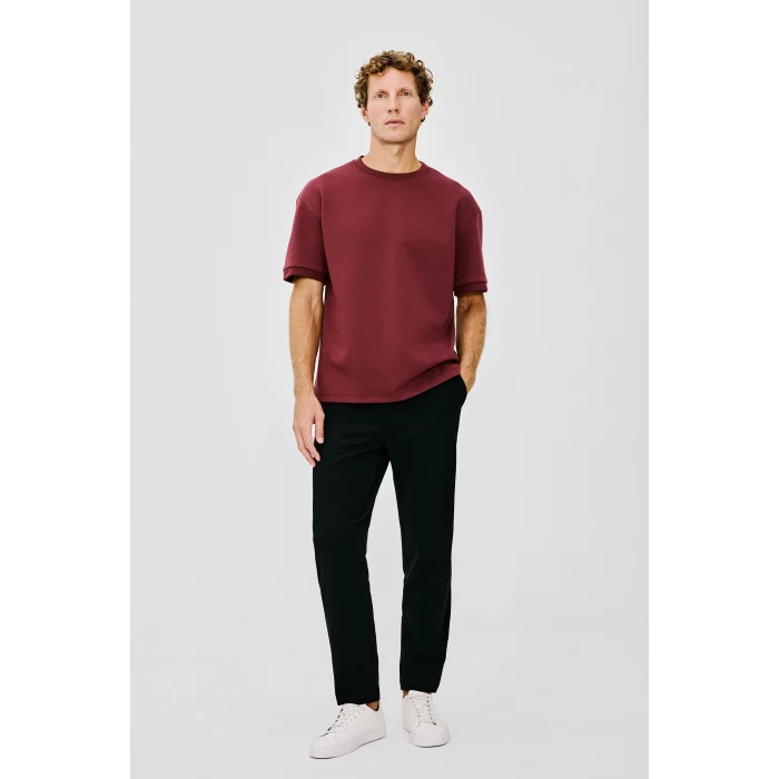 Defacto C7508AXBK27 Siyah Taılored Fit Düz Paça Pantolon