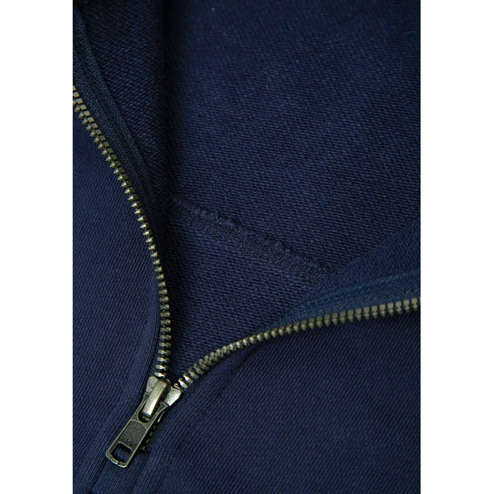 Mavi 0S10613-70490 Mavi Patch Nakışlı Yarı Fermuarlı Lacivert Sweatshirt