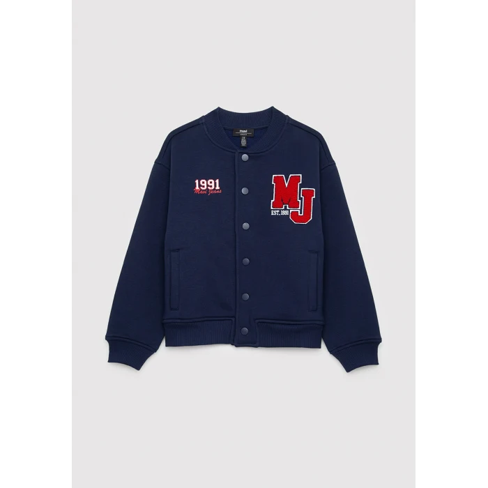 Mavi 6S10190-84371 MJ Logo Nakışlı Lacivert Bomber Ceket