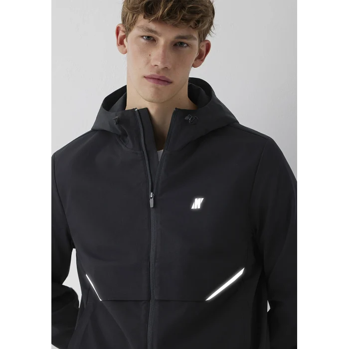 Mavi 0110894-71379 Su İtici Kapüşonlu Siyah Spandex Ceket