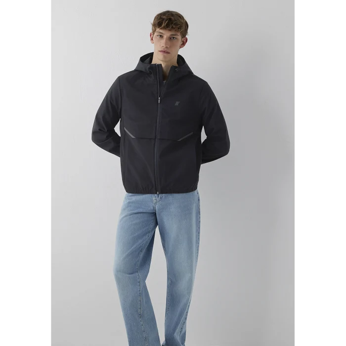 Mavi 0110894-71379 Su İtici Kapüşonlu Siyah Spandex Ceket