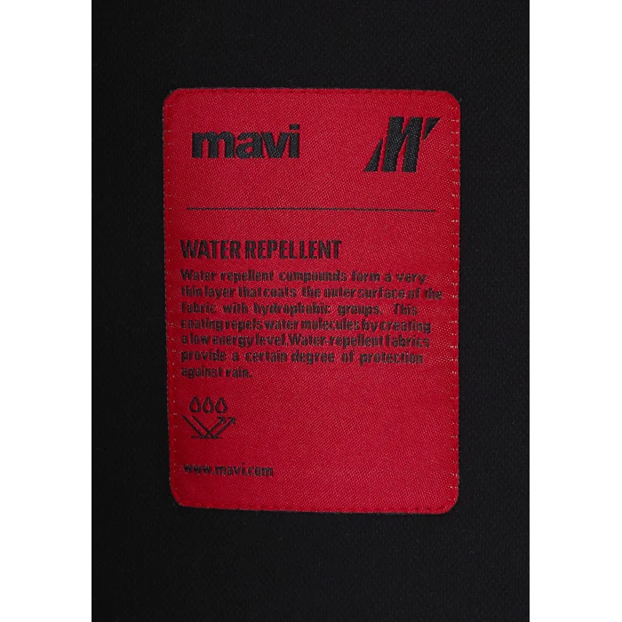 Mavi 0110894-71379 Su İtici Kapüşonlu Siyah Spandex Ceket