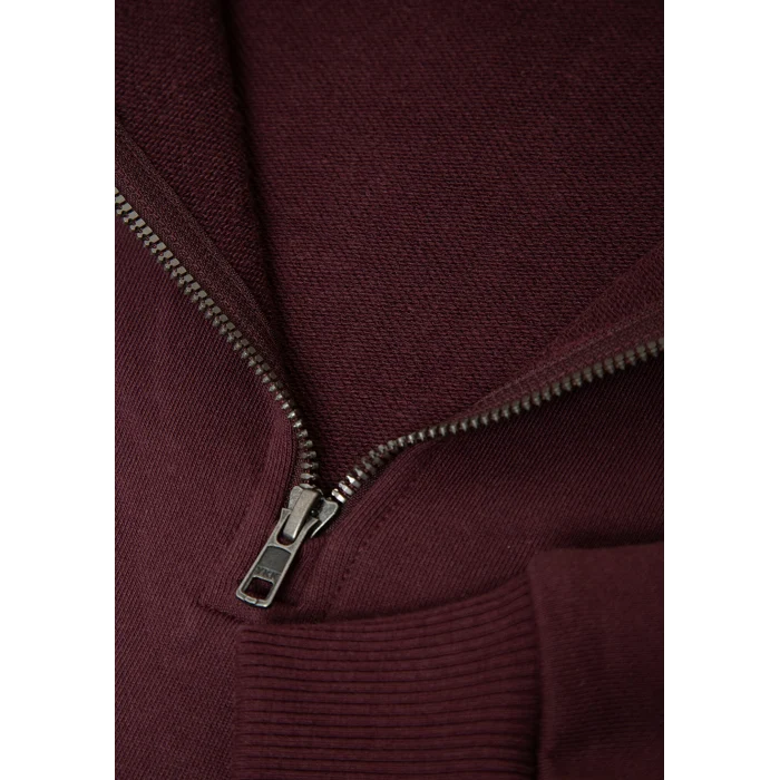 Mavi 0S20027-70223 Yarı Fermuarlı Bordo Sweatshirt