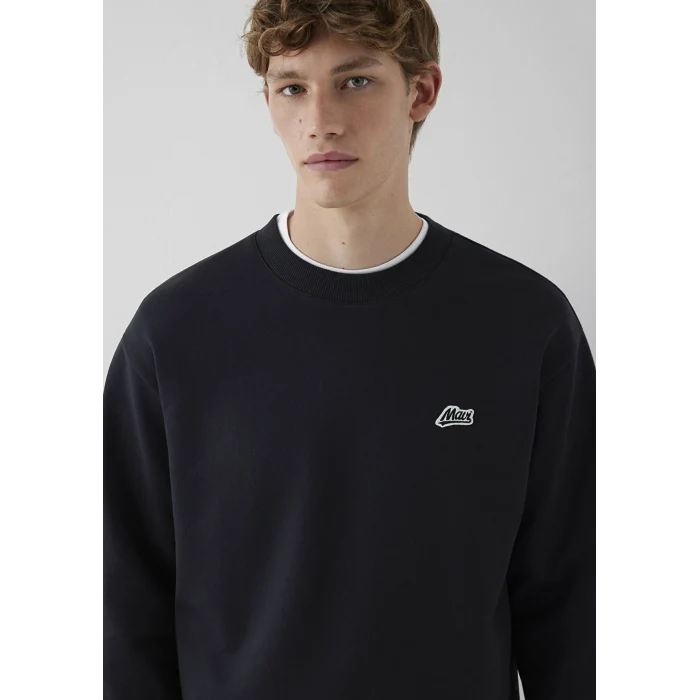 Mavi 0S10611-80022 Mavi Patch Nakışlı Antrasit Sweatshirt