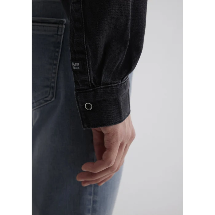 Mavi 0211065-89297 Jayden Mavi Black Koyu Gri Jean Gömlek