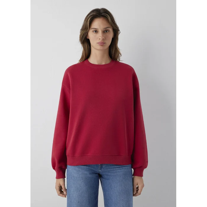 Mavi 1610198-70391 Bisiklet Yaka Kırmızı Basic Sweatshirt