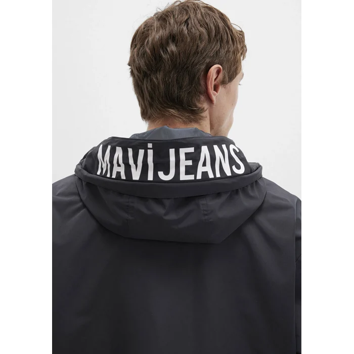 Mavi 0110641-71379 Kapüşonlu Siyah Mont
