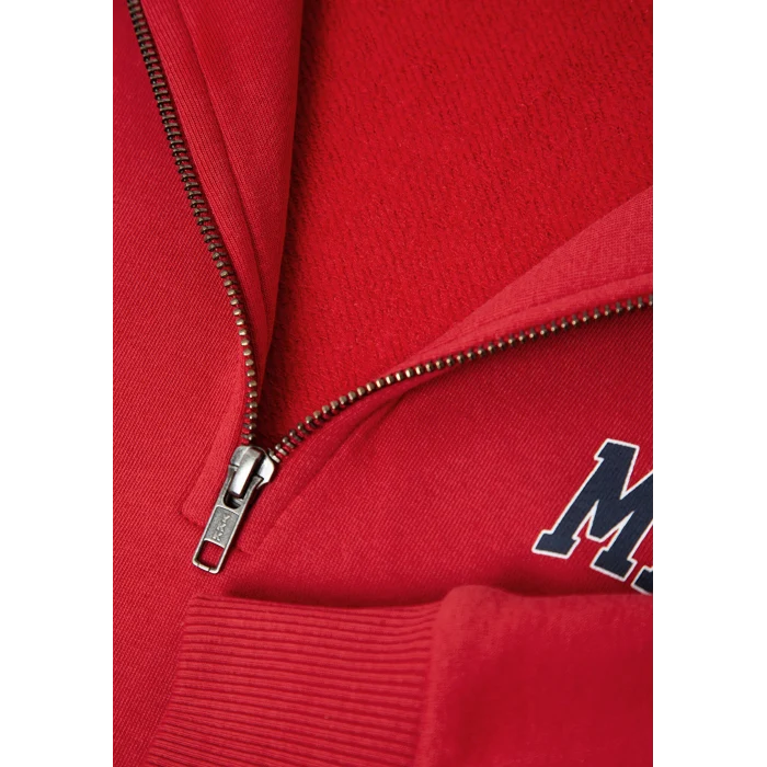 Mavi 1S10373-88631 Mavi Logo Yarı Fermuarlı Kırmızı Sweatshirt