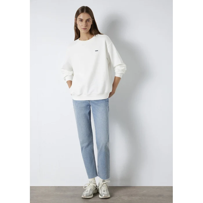 Mavi 1S10366-70057 Mavi Nakışlı Ekru Sweatshirt