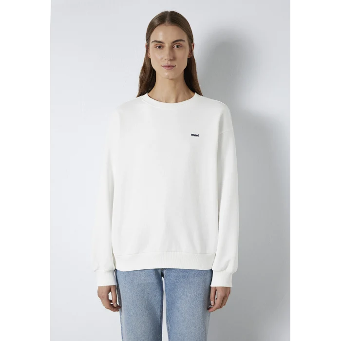 Mavi 1S10366-70057 Mavi Nakışlı Ekru Sweatshirt
