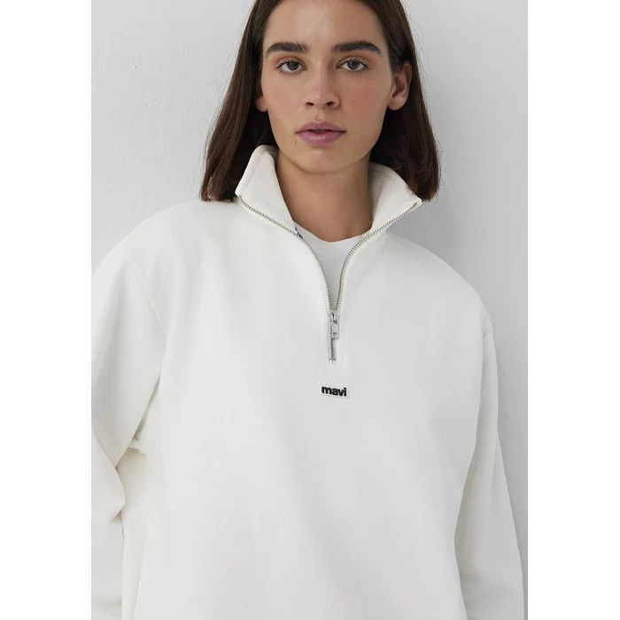 Mavi 1S10553-70057 Ekru Sweatshirt