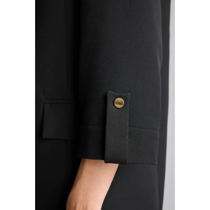 Defacto C3215AXBK81 Siyah Oversıze Basic Siyah Blazer Ceket