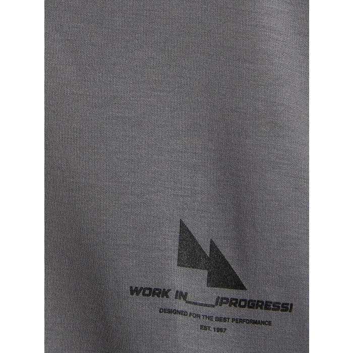 LCW Kids Gri Baskılı Erkek Çocuk Soft Touch Sweatshirt