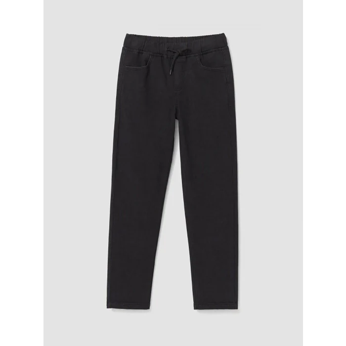 LCW Kids Siyah Slim Fit Erkek Çocuk Jean Pantolon