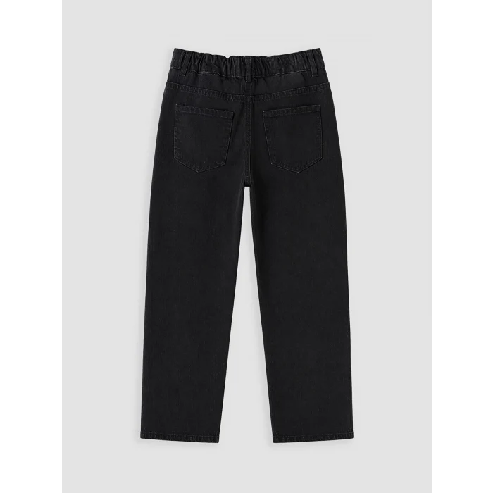 LCW Kids Siyah Loose Fit Erkek Çocuk Jean Pantolon