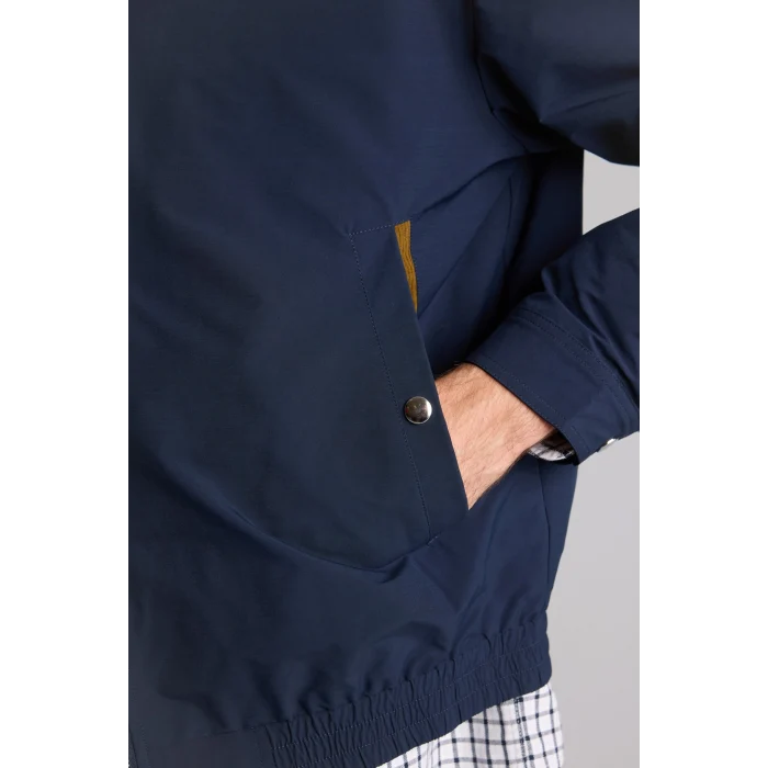 Defacto H1500AXNV256 Lacivert Dik Yakalı Oversize Fermuarlı Mont